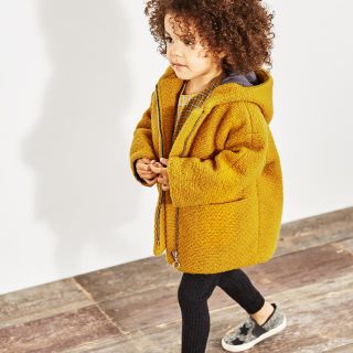 ザラキッズ(ZARA KIDS)のザラベイビー   フードつき コート アウター(コート)