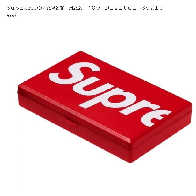 Supreme(シュプリーム)のSupreme AWS MAX-700 Digital Scale メンズのファッション小物(その他)の商品写真