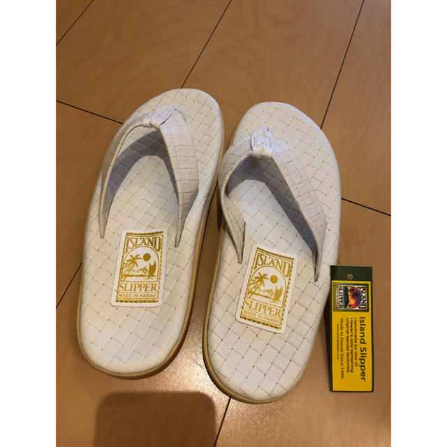 ISLAND SLIPPER(アイランドスリッパ)の【新品】アイランドスリッパ  8インチ WHITE メンズの靴/シューズ(サンダル)の商品写真