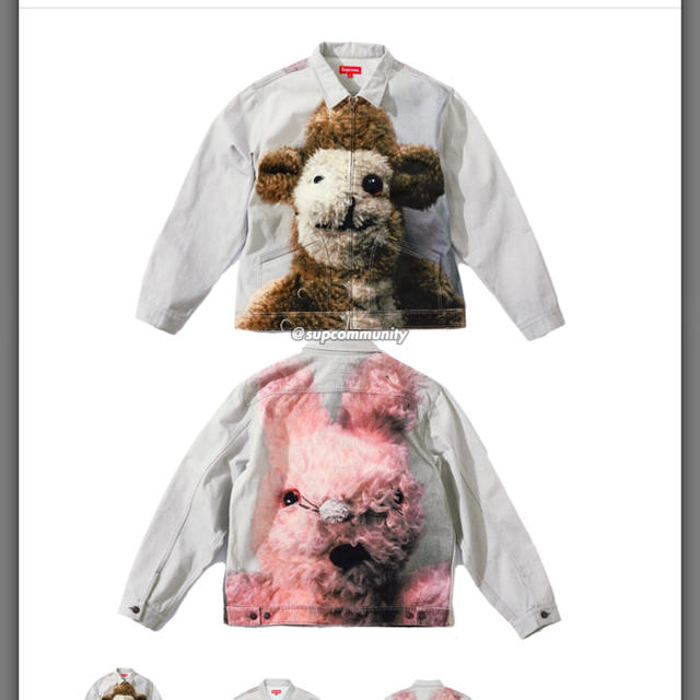 Supreme Mike Kelly work jacket Mサイズ - Gジャン/デニムジャケット
