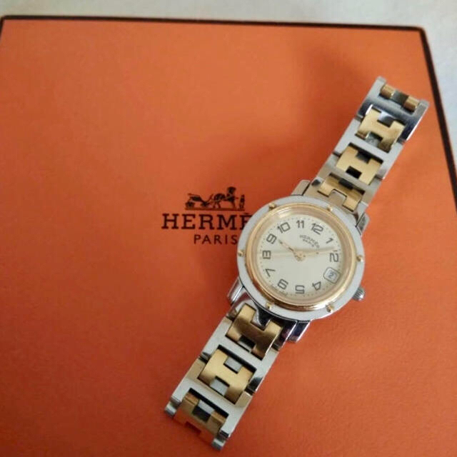 Hermes(エルメス)のhyoturu様専用 エルメスクリッパー レディース  保証書あり レディースのファッション小物(腕時計)の商品写真