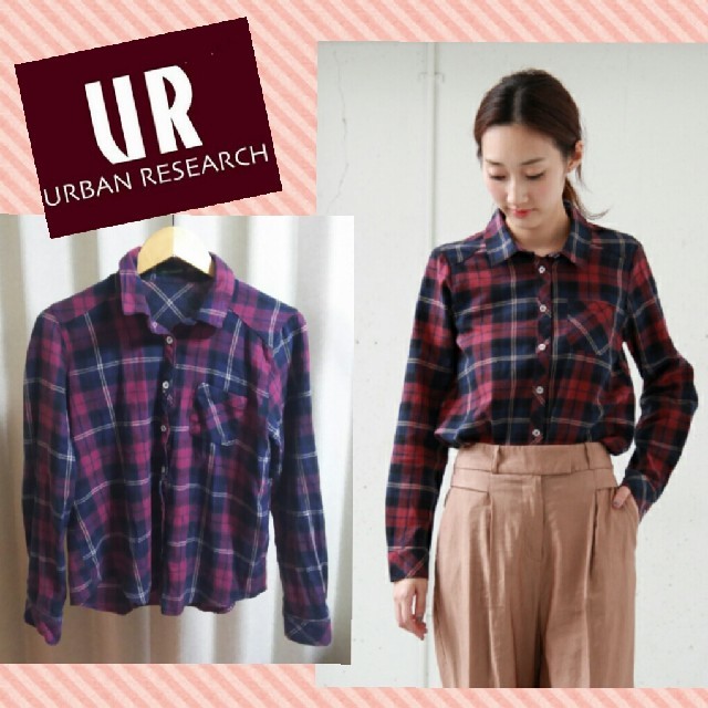 URBAN RESEARCH(アーバンリサーチ)のURBAN RESEARCH＊秋冬♪チェックシャツ レディースのトップス(シャツ/ブラウス(長袖/七分))の商品写真