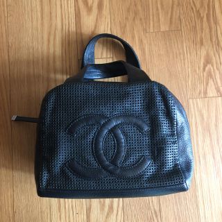 シャネル(CHANEL)のCHANEL バッグ黒レザー(ハンドバッグ)