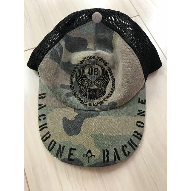 BACKBONE(バックボーン)のバックボーン 迷彩 刺繍キャップ フリーサイズ backbone メンズの帽子(キャップ)の商品写真