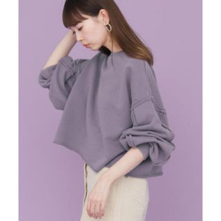 ケービーエフ(KBF)の新品♡KBF＊ダメージリメイクスウェット  パープル(トレーナー/スウェット)