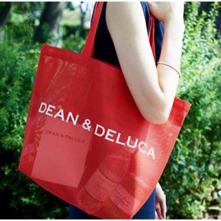 ディーンアンドデルーカ(DEAN & DELUCA)のDEAN & DELUCA メッシュトートバッグ ブラッドオレンジ  L  (トートバッグ)