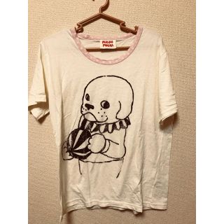 マルコマルカ(MALKOMALKA)のMALKO MALKA サーカス 犬 Tシャツ(Tシャツ(半袖/袖なし))