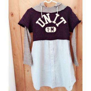 デニムダンガリー(DENIM DUNGAREE)のデニムダンガリー  150  ワンピース (ワンピース)