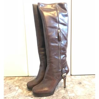 ナインウエスト(NINE WEST)の美品 NINE WEST ロングブーツ  37ハーフ 24.5 ナインウエスト(ブーツ)