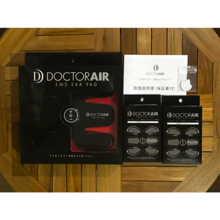 ☆DOCTOR AIR（ドクターエア）EMS EXA PAD 交換パッド+電池付(トレーニング用品)