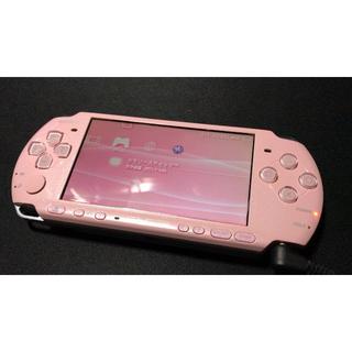プレイステーションポータブル(PlayStation Portable)のPSP3000 ブロッサムピンク 動作品(携帯用ゲーム機本体)