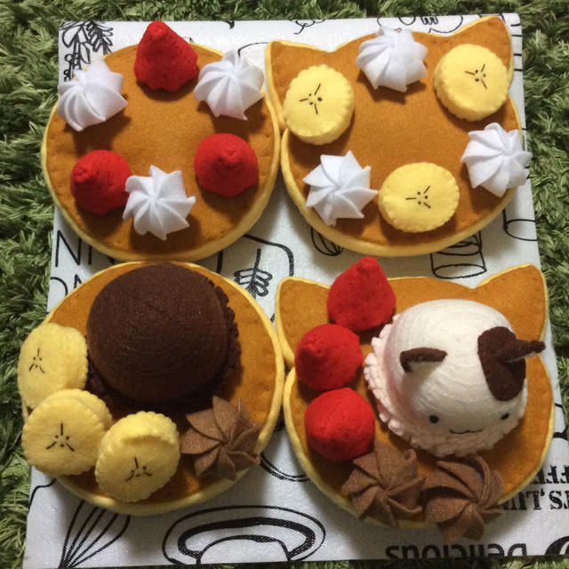 フェルトホットケーキ ままごとセットの通販 By ゆずず Shop ラクマ