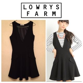 ローリーズファーム(LOWRYS FARM)のLF☆ジャンパースカート(ミニワンピース)