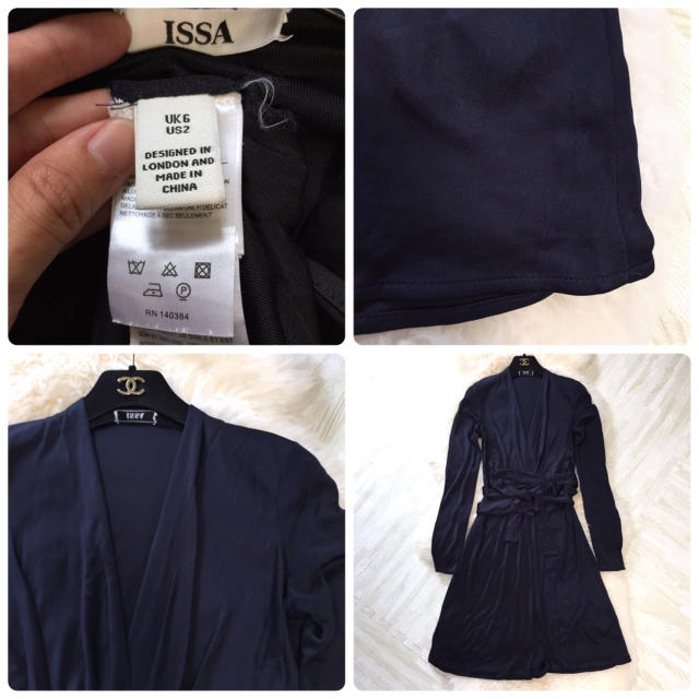 Issa London(イッサロンドン)の【美品】キャサリン妃愛用♡イッサロンドン♡サイズUK6 ワンピース｡♪:*° レディースのワンピース(ひざ丈ワンピース)の商品写真