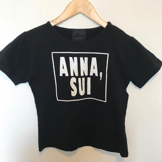 アナスイ(ANNA SUI)のANNA SUI アナスイ Tシャツ 女の子 黒 ブラック(Tシャツ/カットソー)