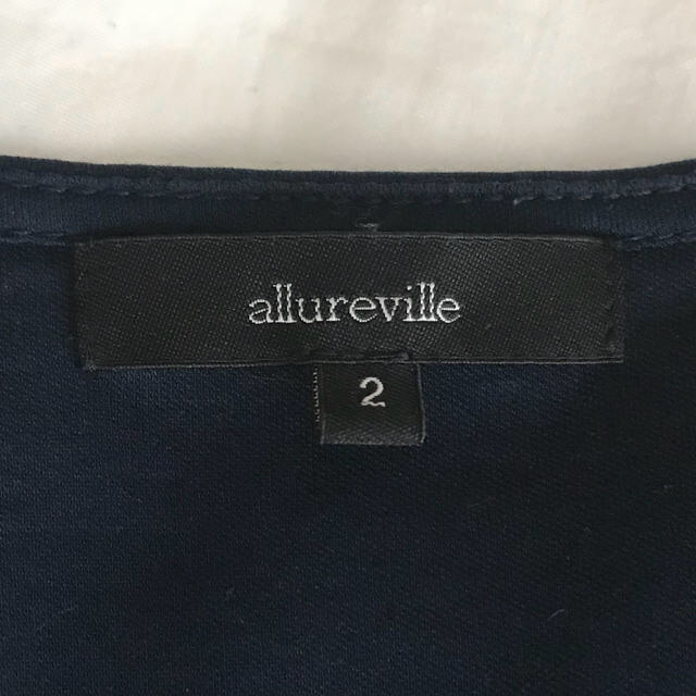 allureville アルアバイル プリーツトップス レディースのトップス(シャツ/ブラウス(半袖/袖なし))の商品写真