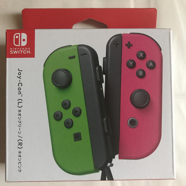 Joy-ConSwitch 純正 Joy-Con ジョイコン ネオン グリーン ピンク