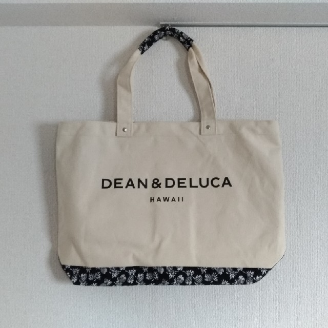 DEAN&DELUCAハワイ限定パイナップル柄トートバッグ