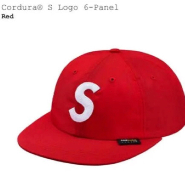 supreme 18aw cap red 赤