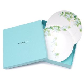 ティファニー(Tiffany & Co.)のTIFFANY&Co.  リーフ デザートプレート  3121 3363(食器)