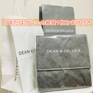 ディーンアンドデルーカ(DEAN & DELUCA)の公式ストア完売品 紙袋付 グレー DEAN&DELUCAランチバッグ 保冷バッグ(弁当用品)
