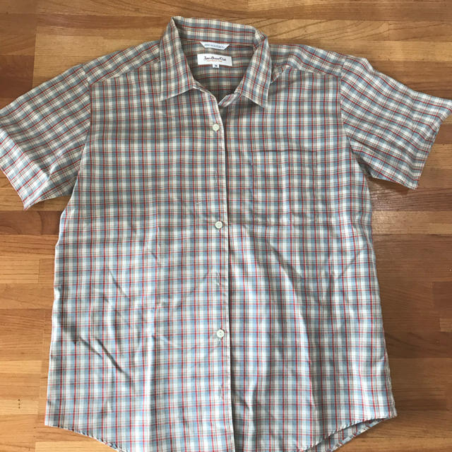 チェックシャツ  半袖 レディースのトップス(シャツ/ブラウス(長袖/七分))の商品写真
