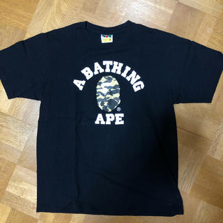 アベイシングエイプ(A BATHING APE)のbape 迷彩 Tシャツ Mサイズ 美品(Tシャツ/カットソー(半袖/袖なし))