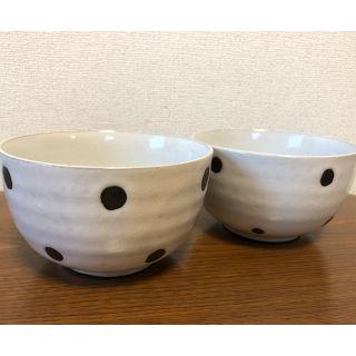 小どんぶり★ペアドット柄(食器)