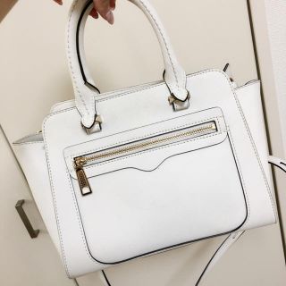 レベッカミンコフ(Rebecca Minkoff)のREBECCA MINKOFF白 ショルダーバッグ(ショルダーバッグ)