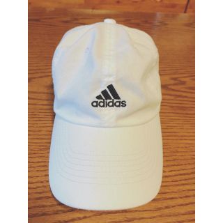 アディダス(adidas)のアディダスキャップ ♡WHITE♡(キャップ)