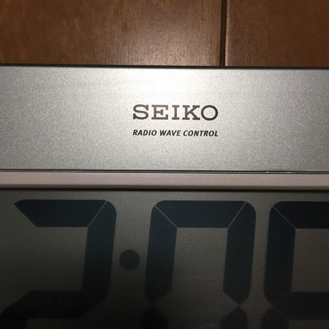 SEIKO(セイコー)のらくま様専用SEIKO.  電波デジタル時計 インテリア/住まい/日用品のインテリア小物(置時計)の商品写真