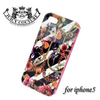 ジューシークチュール(Juicy Couture)の★iphone5用★大人リッチな総柄★(モバイルケース/カバー)