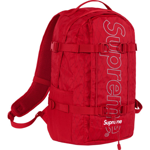 18FW supreme Backpack Red バックパック 一番人気物 33%割引 www