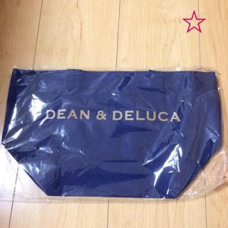 ディーンアンドデルーカ(DEAN & DELUCA)の新品/タグ付き DEAN＆DELUCAトートバック ネイビーS(トートバッグ)