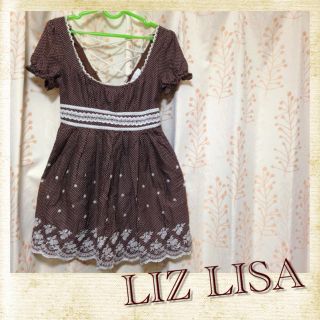 リズリサ(LIZ LISA)の難あり**LIZ刺繍ワンピ(ミニワンピース)