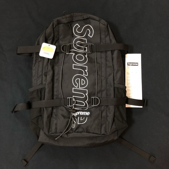 Supreme Backpack 2018fw  バックパック ブラックバッグパック/リュック