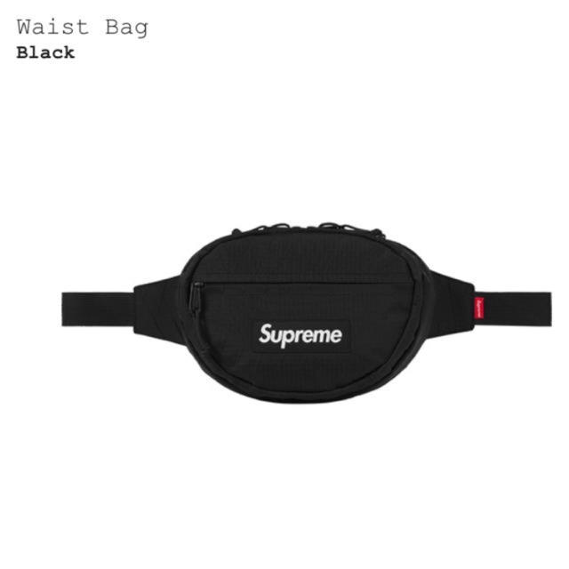 Supreme Waist Bag Black 黒