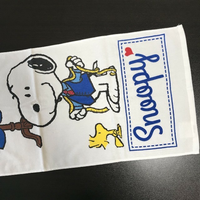 SNOOPY(スヌーピー)のスヌーピータオル エンタメ/ホビーのアニメグッズ(タオル)の商品写真