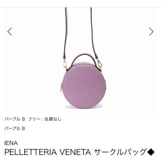 イエナ(IENA)のPELLETTERIA VENETA サークルバッグ(ショルダーバッグ)