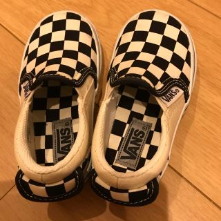 ヴァンズ(VANS)の美品 VANS バンズ チェッカーボード スリッポン(スリッポン)