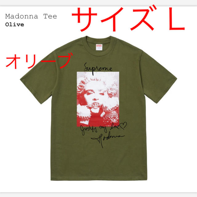 Supreme(シュプリーム)のオリーブ Ｌ Madonna tee supreme  メンズのトップス(Tシャツ/カットソー(半袖/袖なし))の商品写真