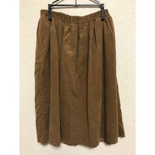 ショコラフィネローブ(chocol raffine robe)の値下げ中！コーデュロイ スカートchocolate raffine robe(ひざ丈スカート)