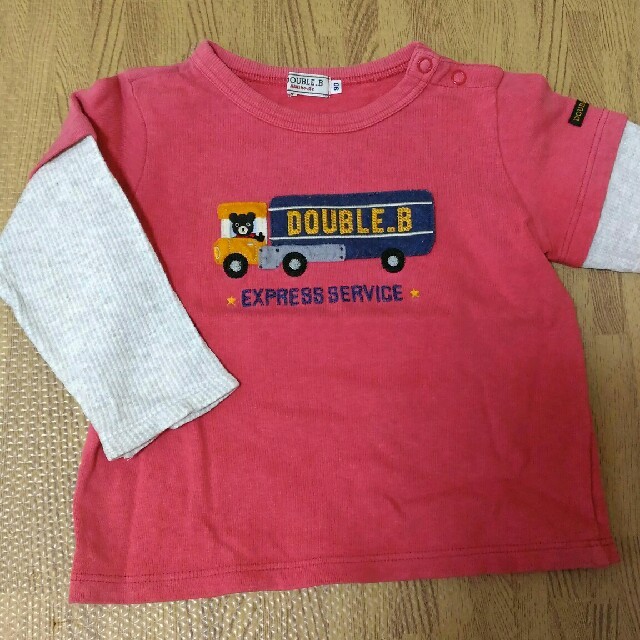 DOUBLE.B(ダブルビー)の☆最終価格☆DOUBLE.B　長袖Tシャツ  キッズ/ベビー/マタニティのキッズ服男の子用(90cm~)(Tシャツ/カットソー)の商品写真