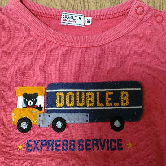 DOUBLE.B(ダブルビー)の☆最終価格☆DOUBLE.B　長袖Tシャツ  キッズ/ベビー/マタニティのキッズ服男の子用(90cm~)(Tシャツ/カットソー)の商品写真