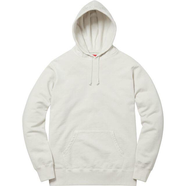 Supreme Overdyed Hooded Sweatshirt White