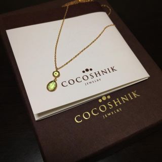 ココシュニック(COCOSHNIK)のcocoshnik ネックレス ペリドット (ネックレス)