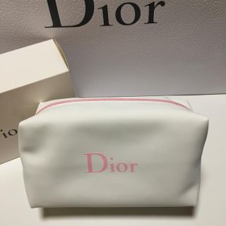 ディオール(Dior)のディオール❤︎ポーチ 白ピンク(ポーチ)