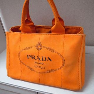 プラダ(PRADA)の正規品♡最安値♡プラダ　カナパトート　オレンジ　カナパ　デニム　バッグ　財布(トートバッグ)