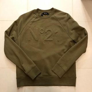 ヌメロヴェントゥーノ(N°21)のN°21 メンズ 17AW プルオーバー カーキ M(スウェット)