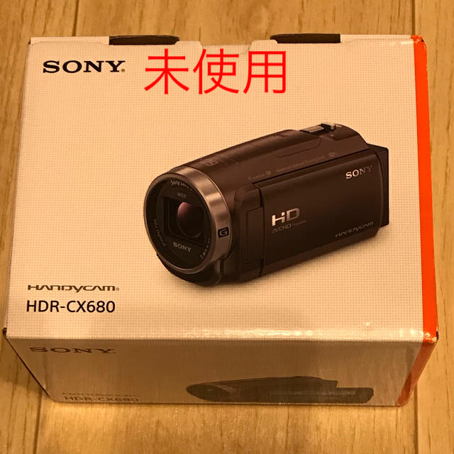 未使用 SONY HDR CX680 ハンディカム ビデオカメラスマホ/家電/カメラ